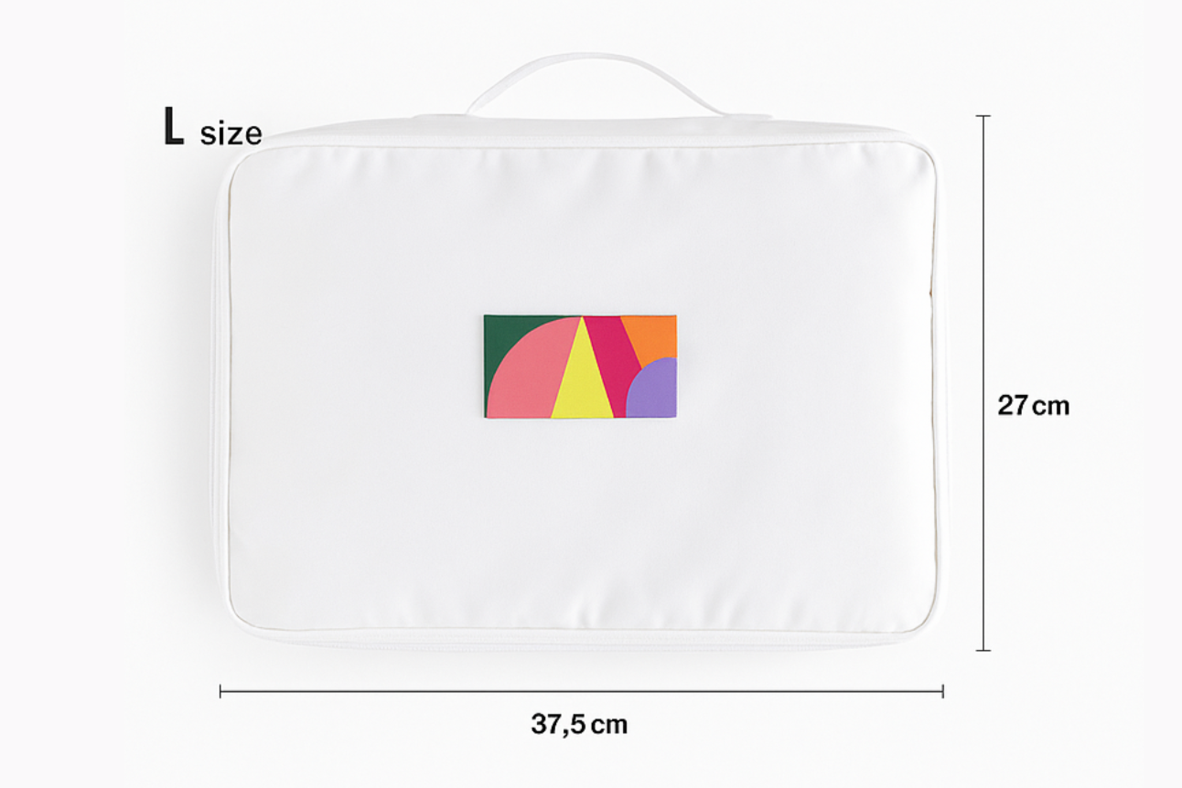 Pack & Stay Jelly Cube (Lサイズ単品) / ピンク or ホワイト or ブルー (税込)