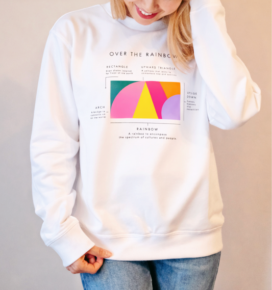 【予約販売】OVER THE RAINBOW ロゴ入りスウェット