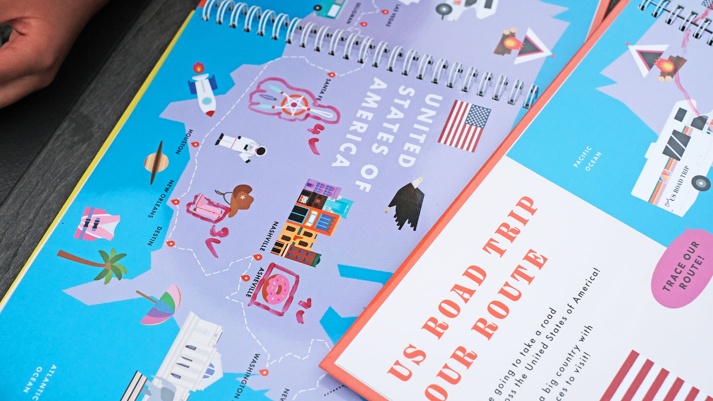 【NEW】OUR US ROAD TRIP ActivityBookセット（税込）