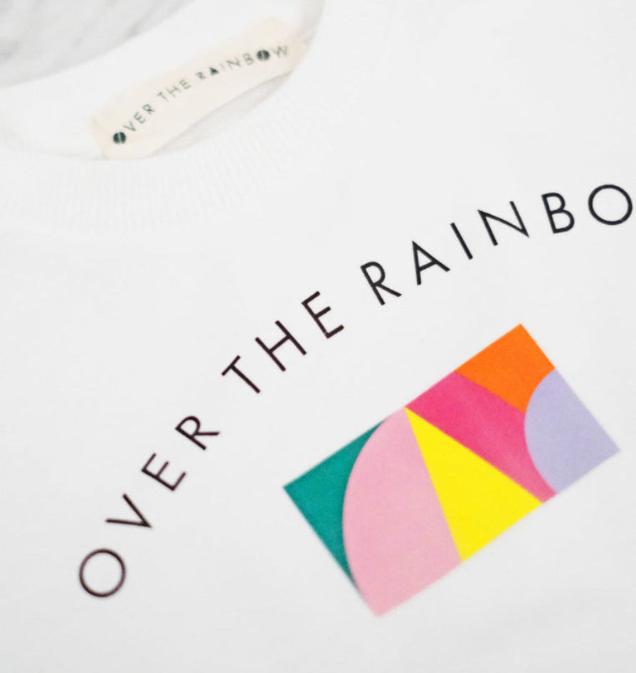 【予約販売】OVER THE RAINBOW ロゴ入りスウェット / Kids